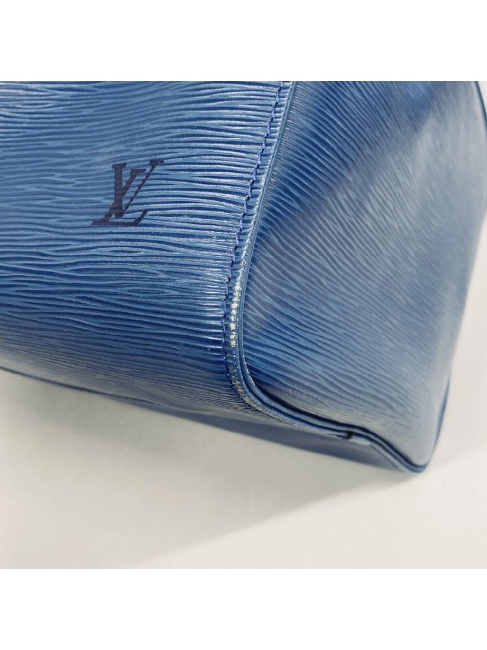 ★SOLD★ Louis Vuitton Boston Bag Epi Keepall 50 Toledo Blue - Picture 6 of 10